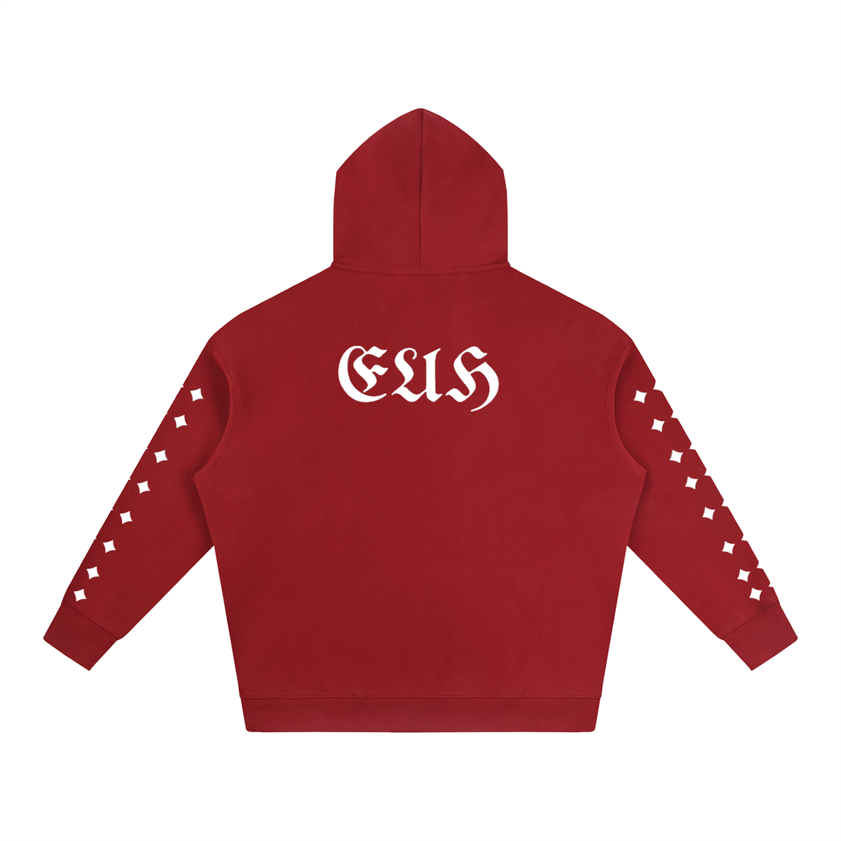 TRAPPED Gothic Logo Sleeve Heavyweight Hoodie