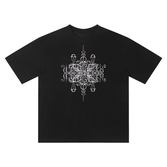 RESISTANCE Gothic Faded Black T-Shirt