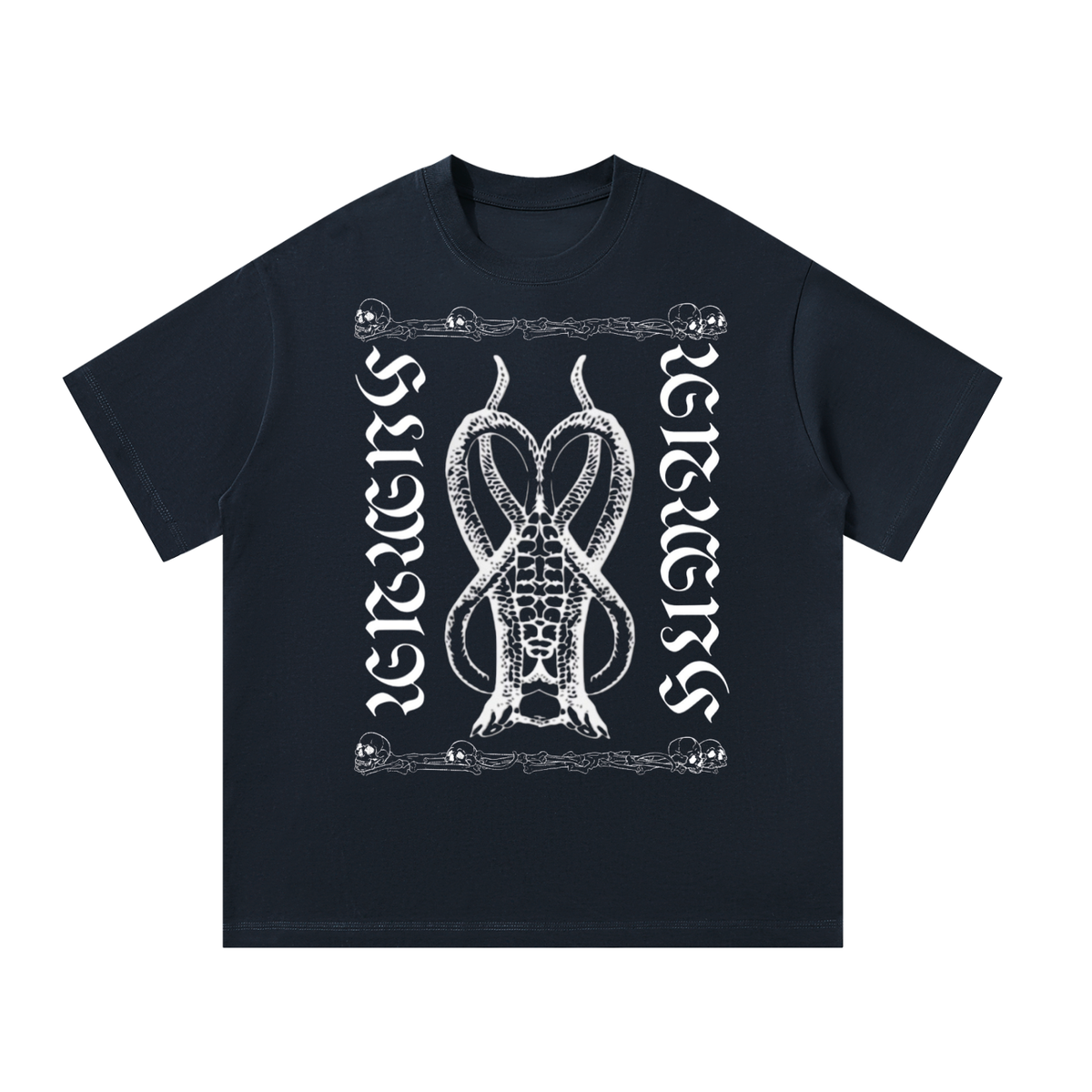 HUMAN Y2K Gothic Graphic Streetwear T-Shirt