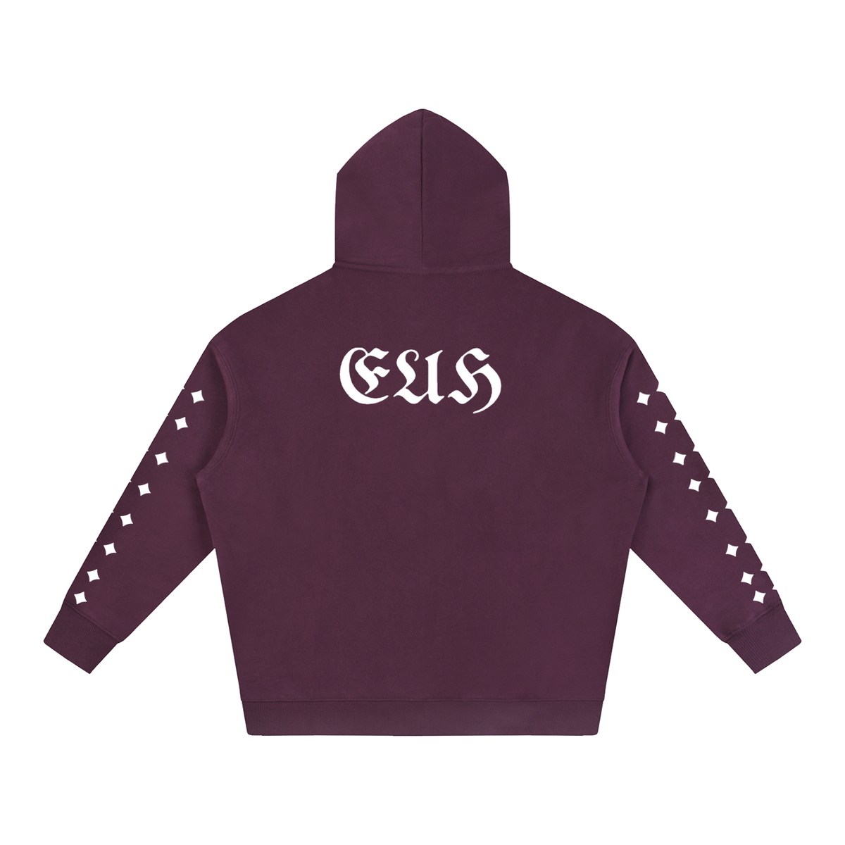TRAPPED Gothic Logo Sleeve Heavyweight Hoodie