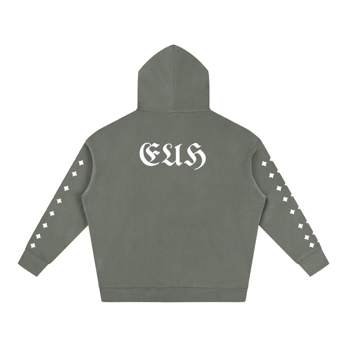 TRAPPED Gothic Logo Sleeve Heavyweight Hoodie