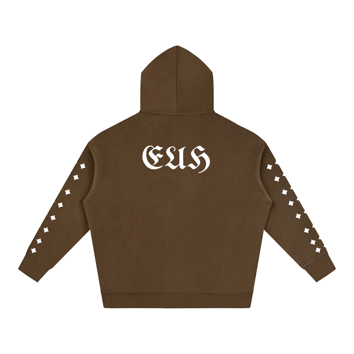 TRAPPED Gothic Logo Sleeve Heavyweight Hoodie