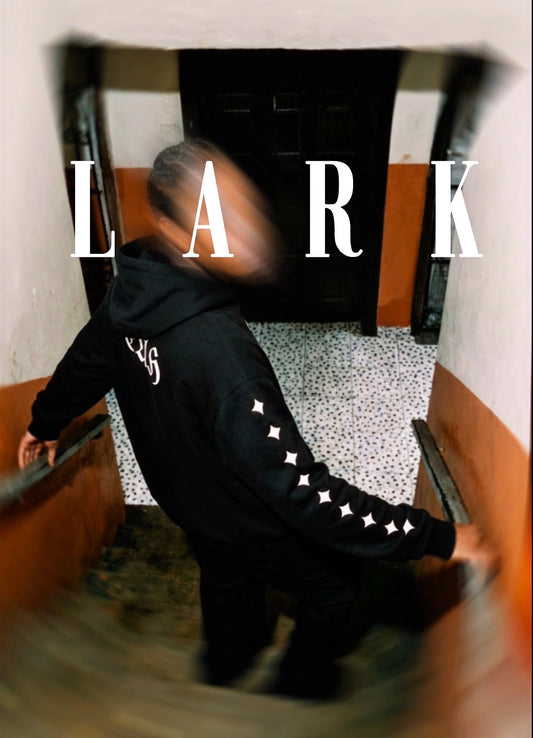 TRAPPED Gothic Logo Sleeve Heavyweight Hoodie