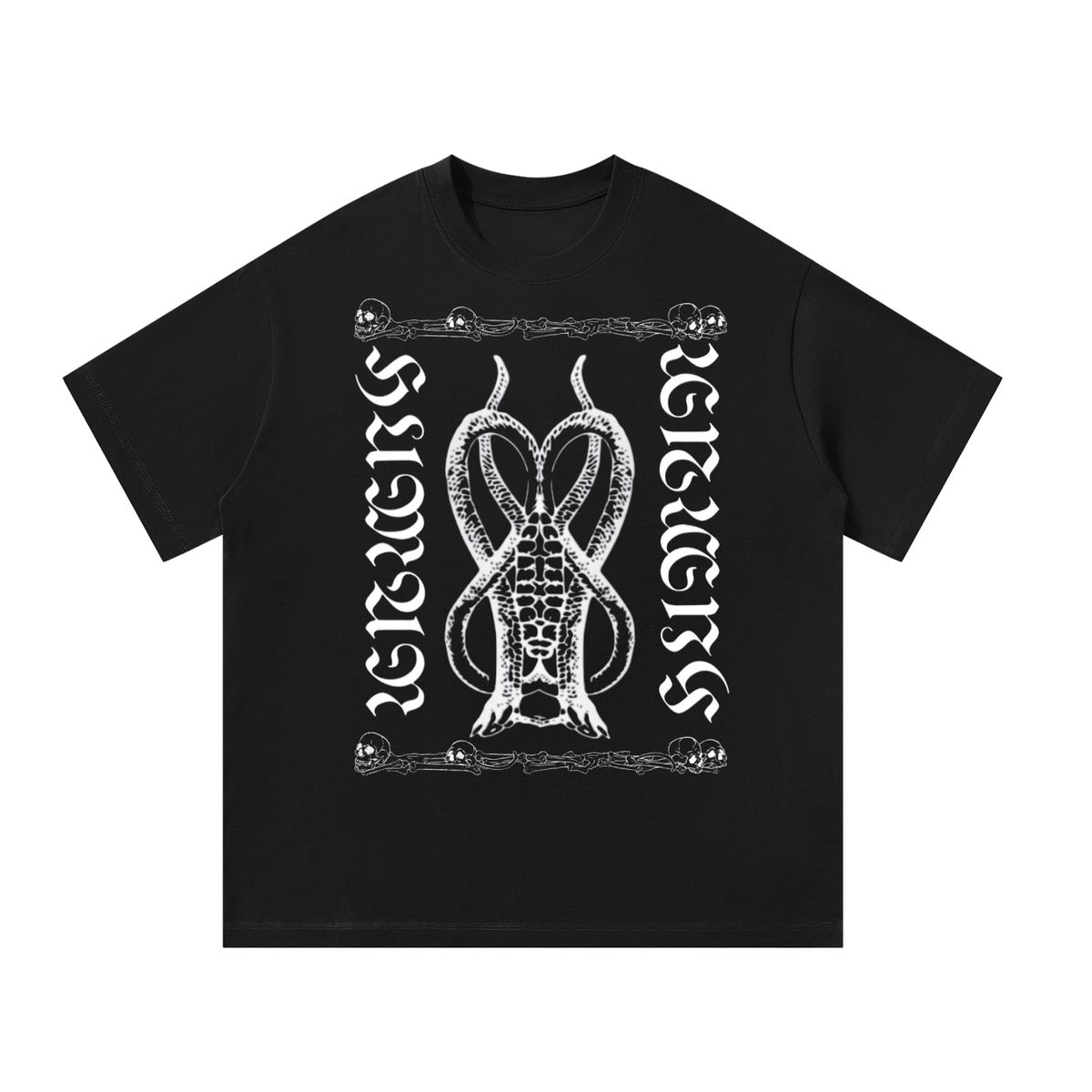 HUMAN Y2K Gothic Graphic Streetwear T-Shirt