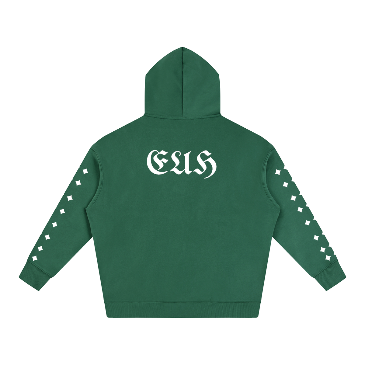 TRAPPED Gothic Logo Sleeve Heavyweight Hoodie