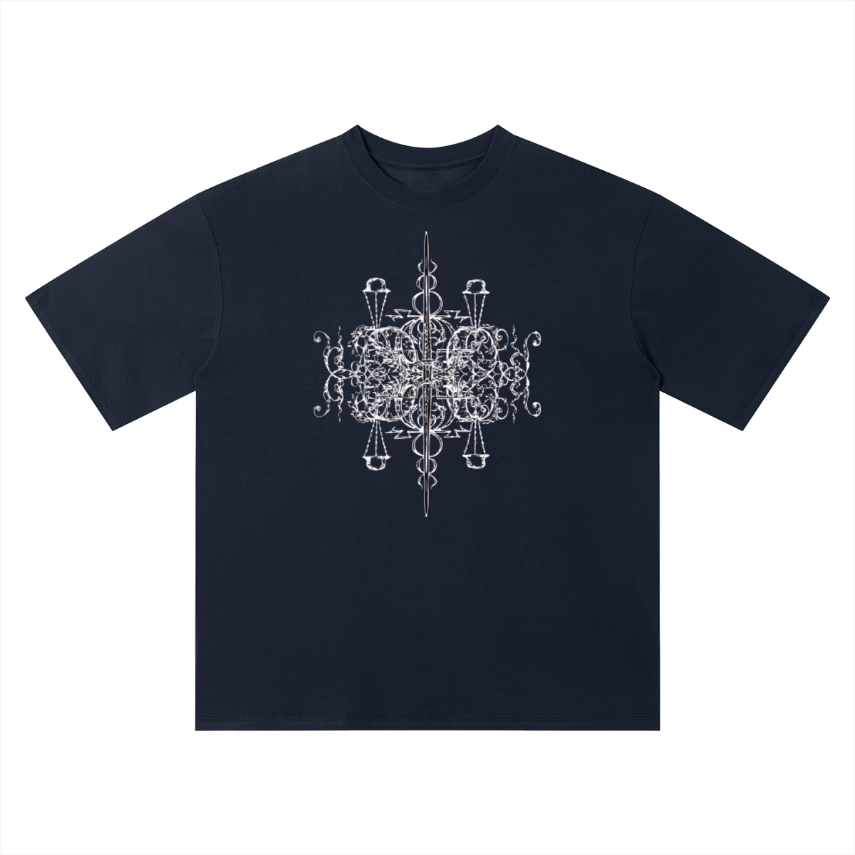 RESISTANCE Gothic Faded Black T-Shirt