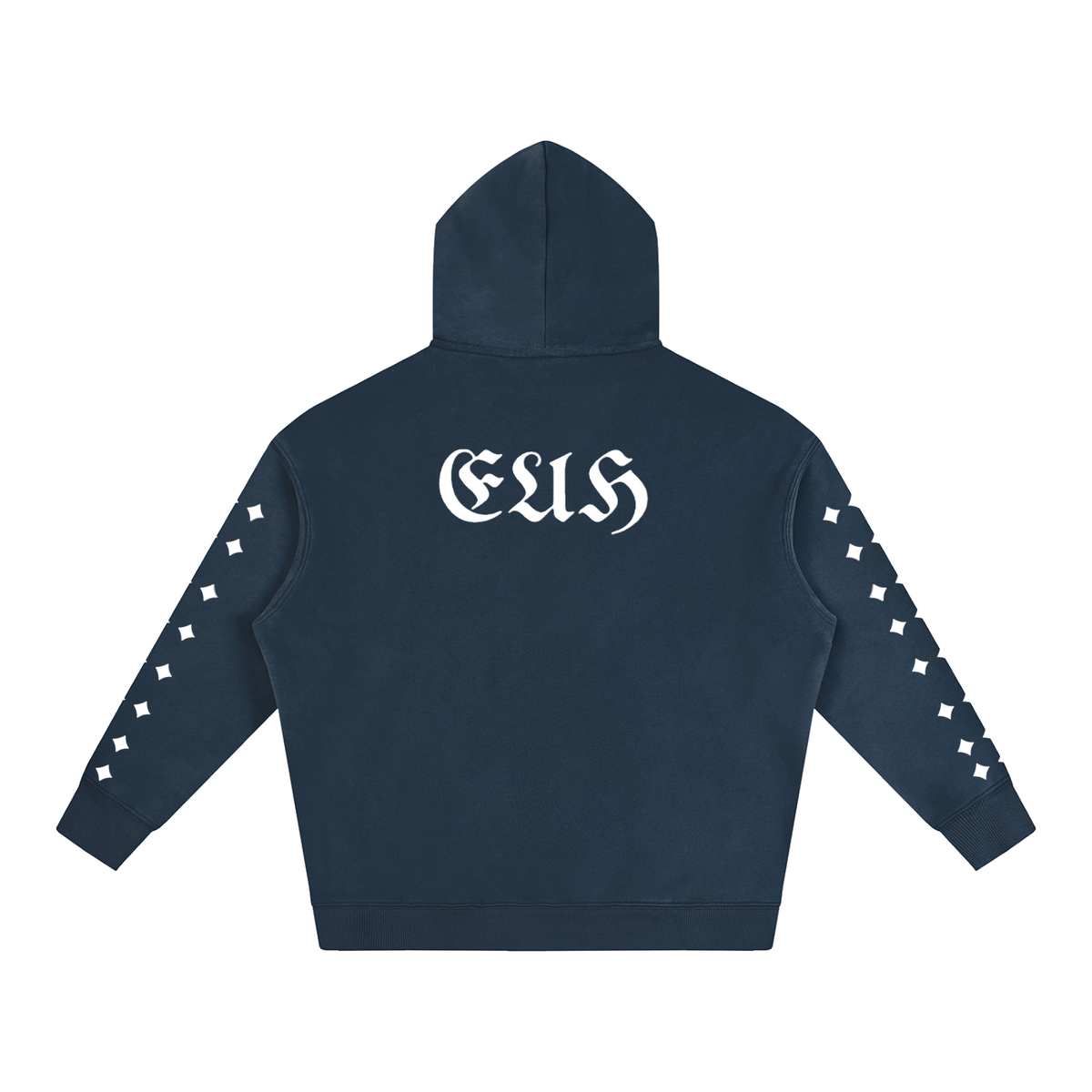 TRAPPED Gothic Logo Sleeve Heavyweight Hoodie