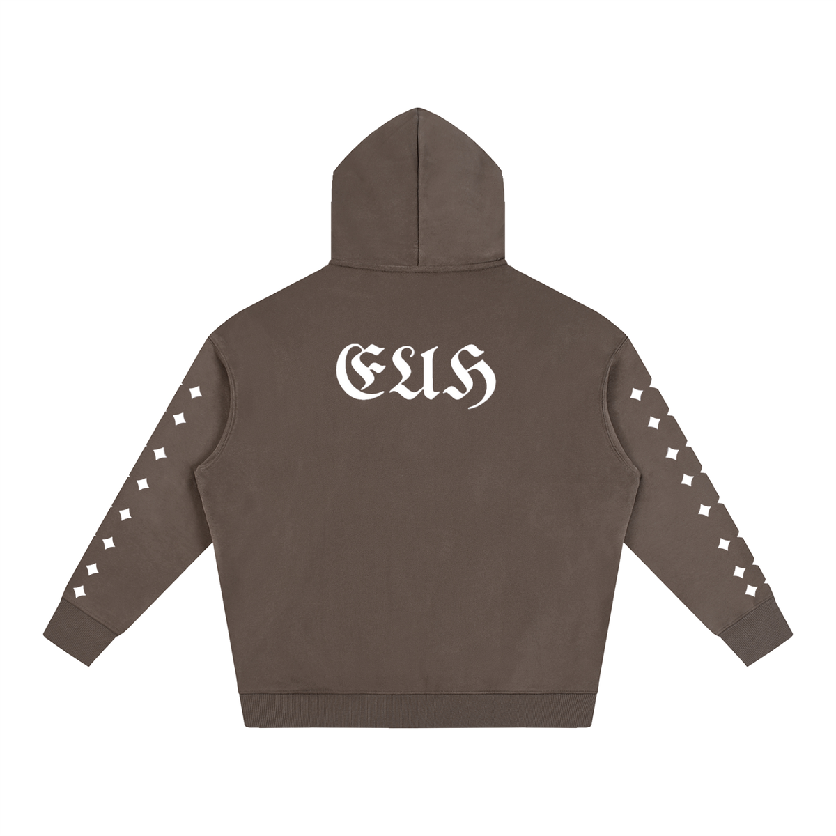 TRAPPED Gothic Logo Sleeve Heavyweight Hoodie