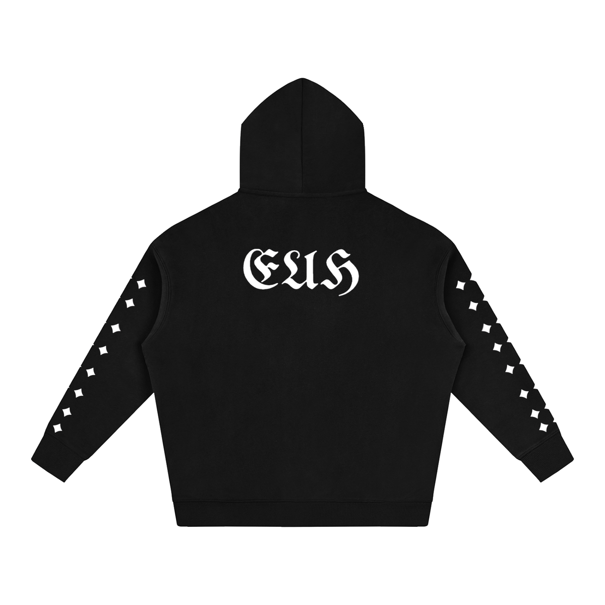 TRAPPED Gothic Logo Sleeve Heavyweight Hoodie